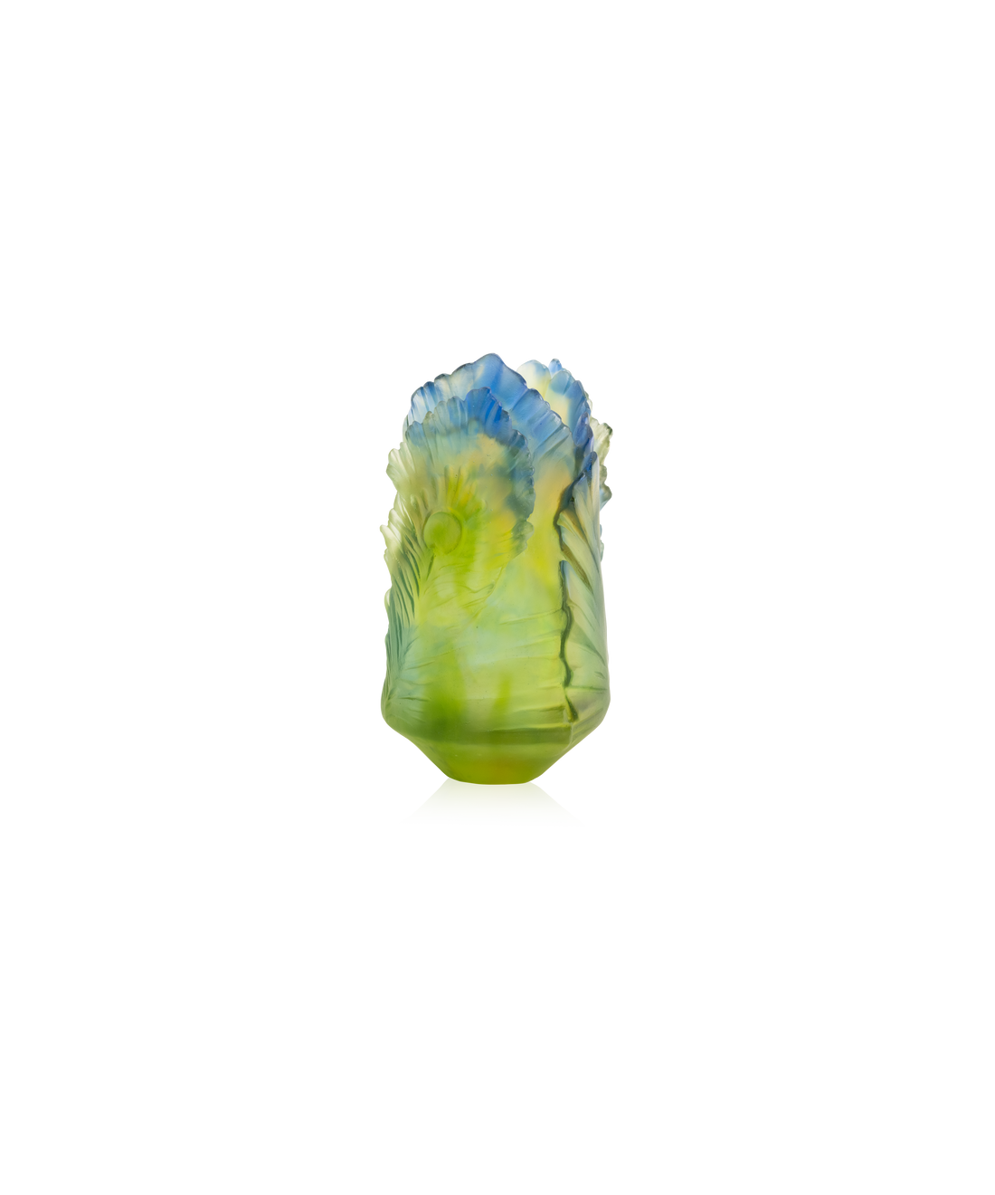 Fleur de Paon Exotique Vase petit modèle - Daum