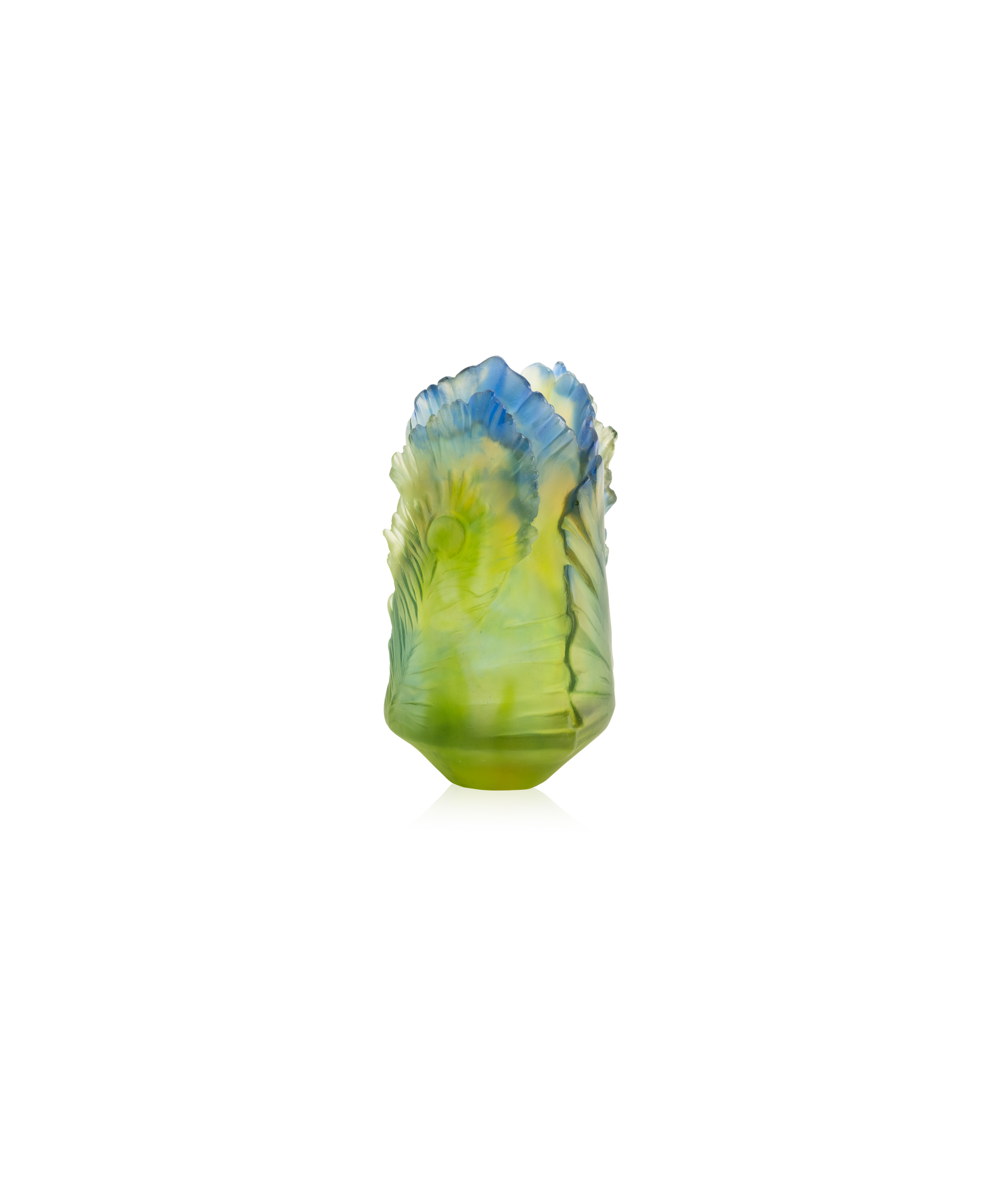 Fleur de Paon Exotique Vase petit modèle - Daum