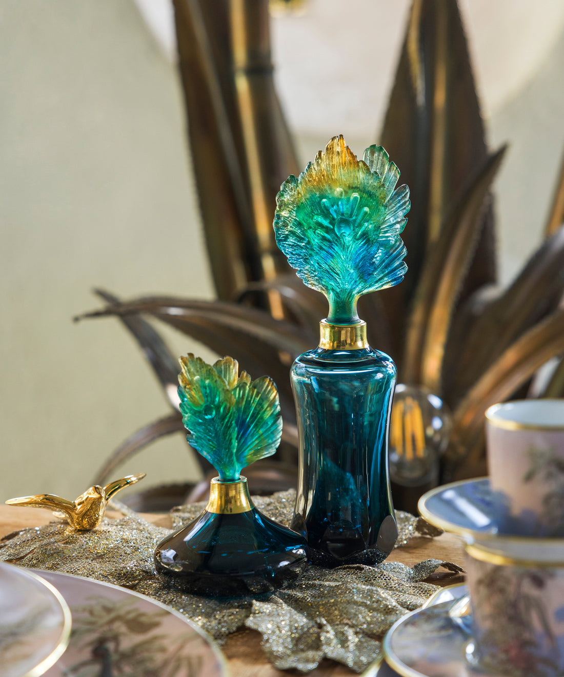 Fleur de Paon Flacon à parfum - Daum