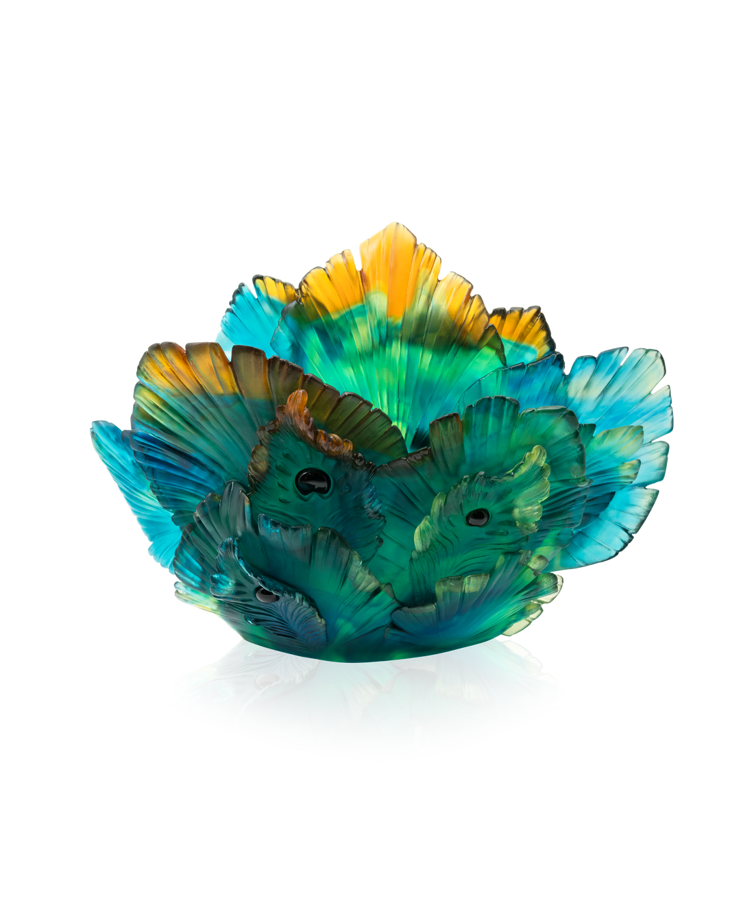 Fleur de Paon Vase - Daum