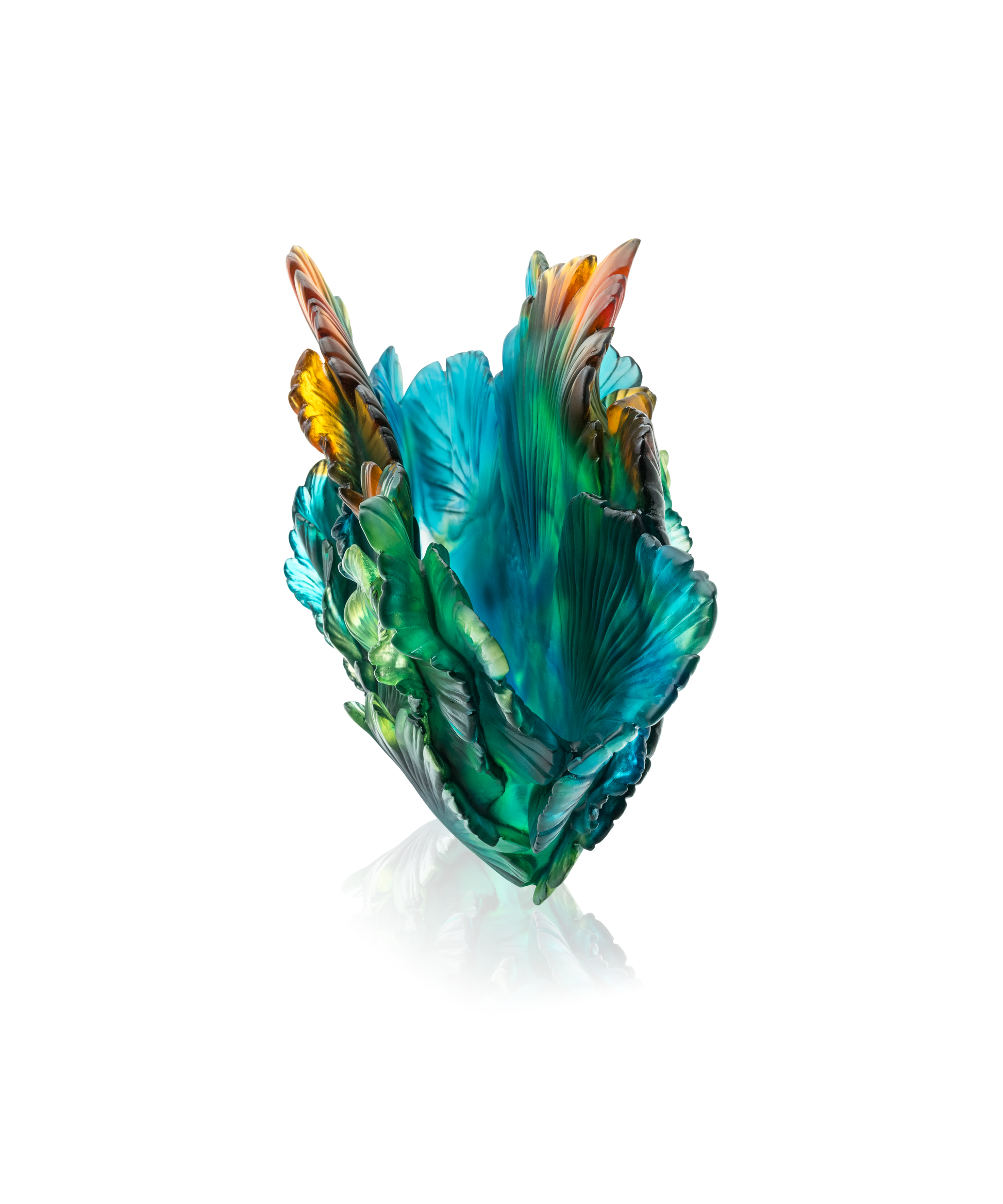 Fleur de Paon Vase - Daum