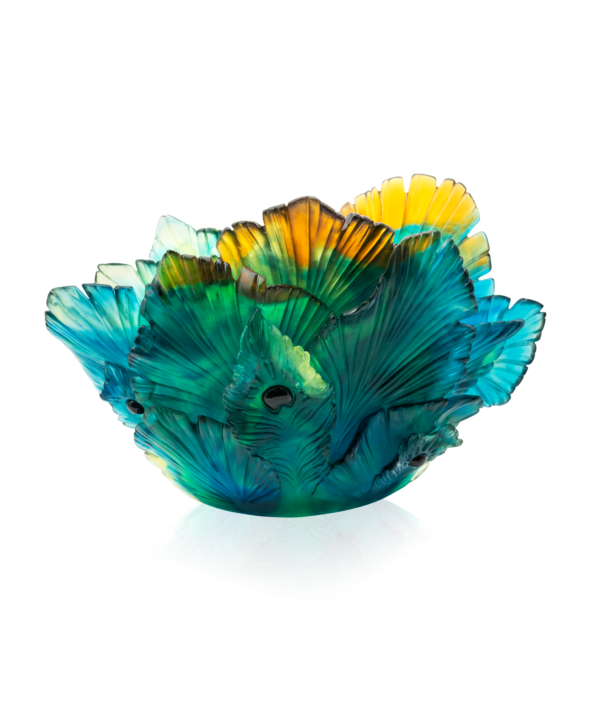 Fleur de Paon Vase - Daum