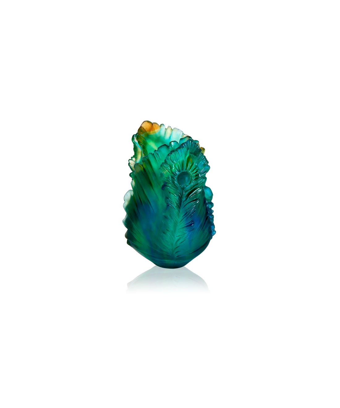 Fleur de Paon Vase petit modèle - Daum