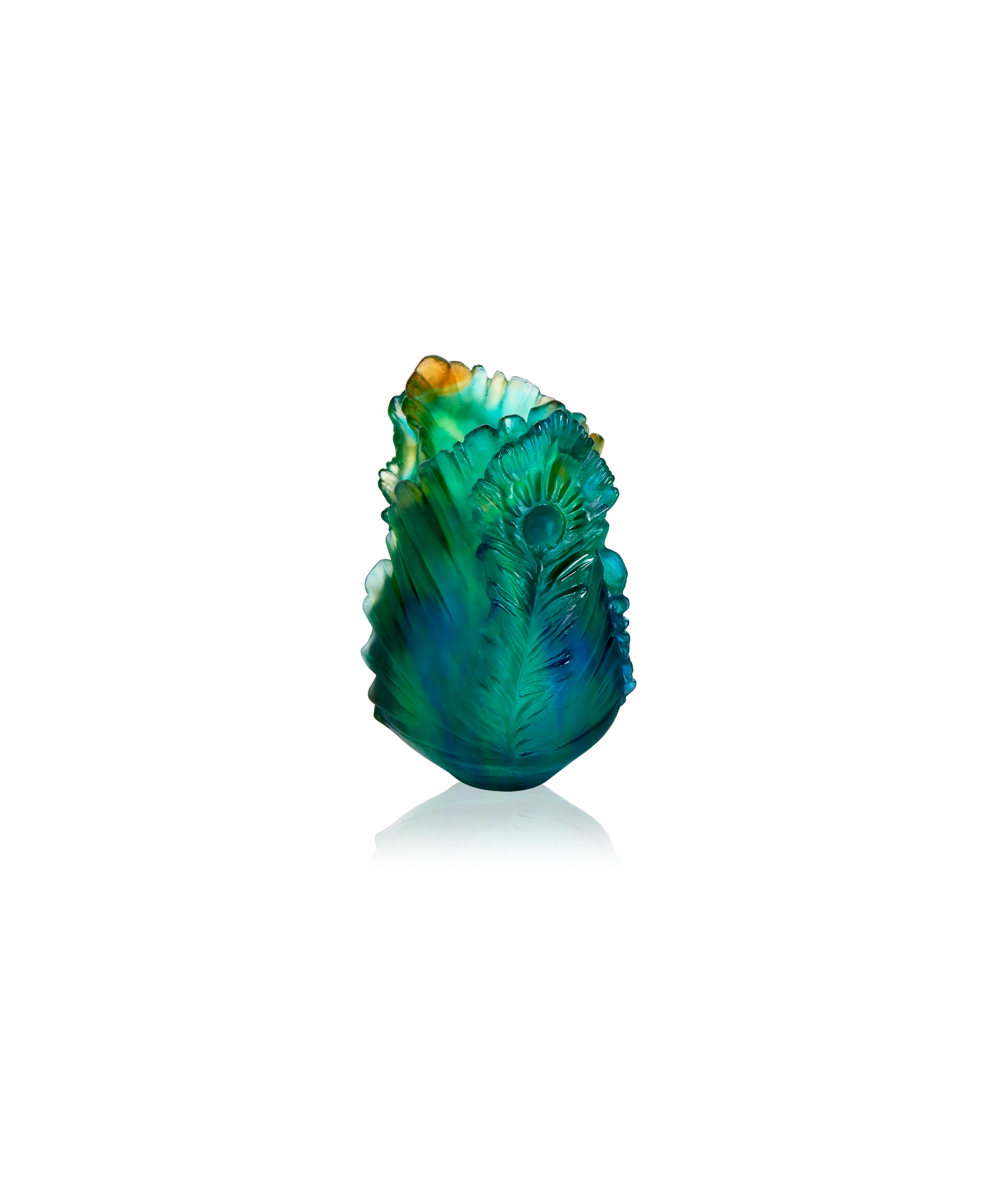 Fleur de Paon Vase petit modèle - Daum