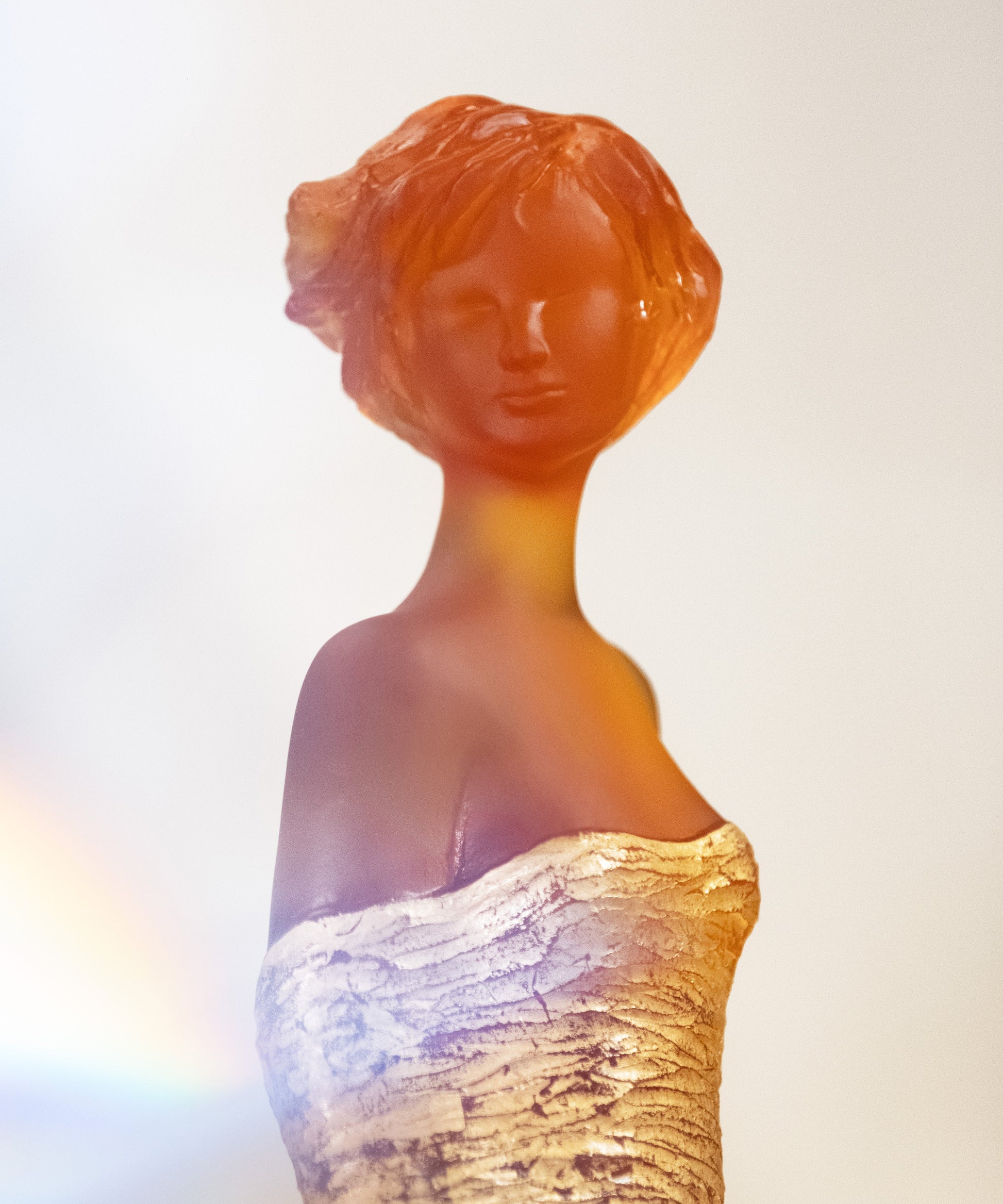 Galatéa Ambre, finition or de Jean-Philippe Richard 75ex - Daum