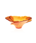 Ginkgo Coupe haute Ambre - Daum