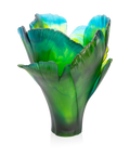 Ginkgo Vase magnum Vert 99ex - Daum