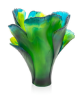 Ginkgo Vase magnum Vert 99ex - Daum