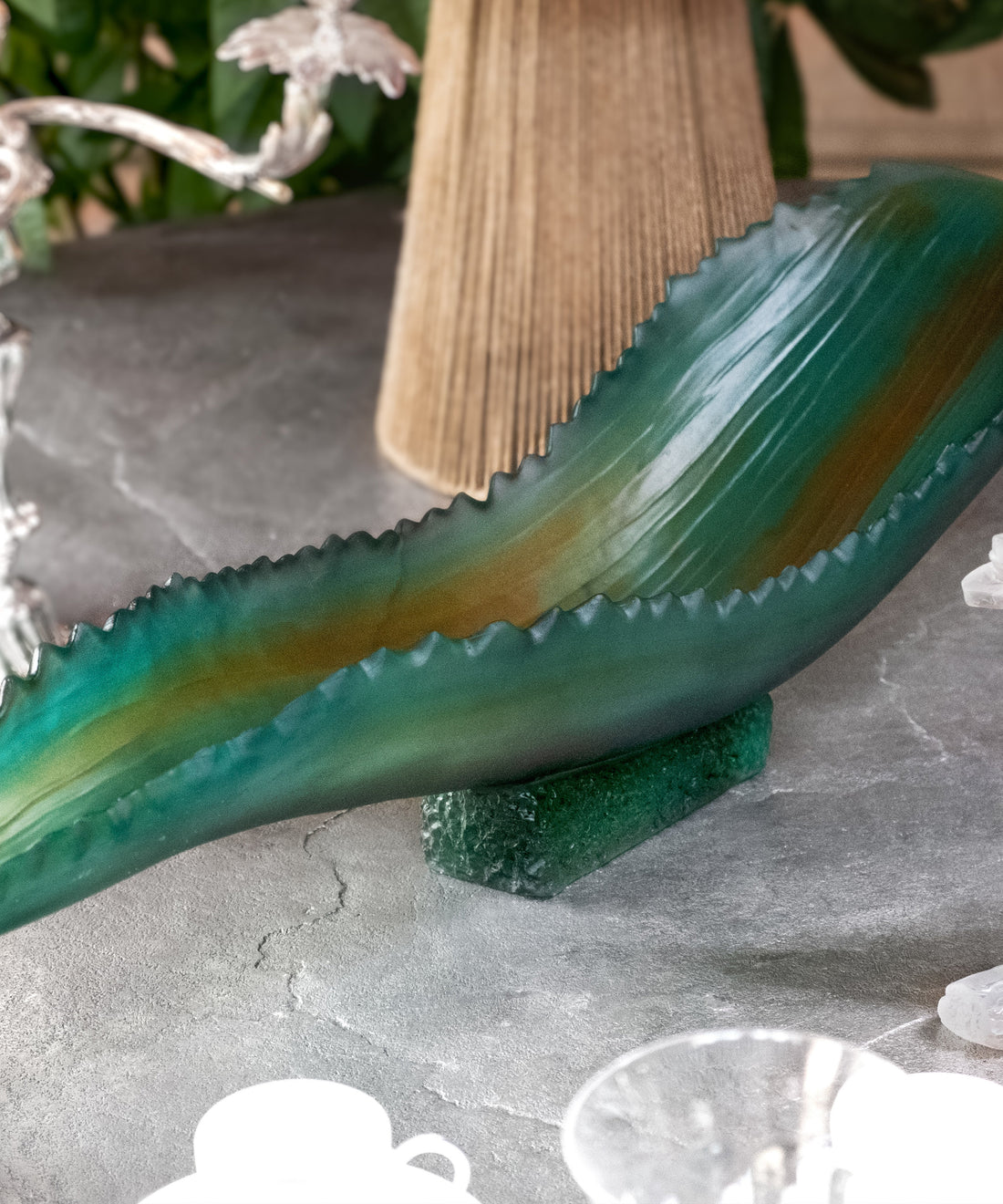Jardin de Cactus Coupe Verte de Emilio Robba - Daum