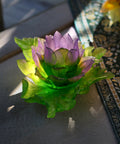 Jardin de Lotus Centre de table duo 175ex - Daum