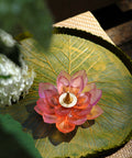 Jardin de Lotus Porte encens Ambre-rose - Daum