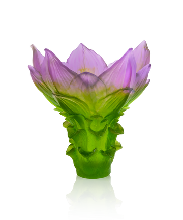 Jardin de Lotus Vase grand modèle 125ex - Daum