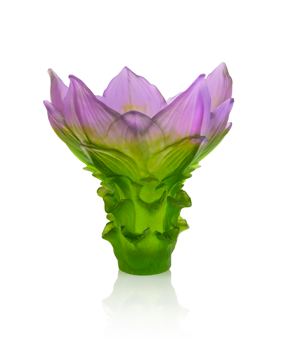 Jardin de Lotus Vase grand modèle 125ex - Daum