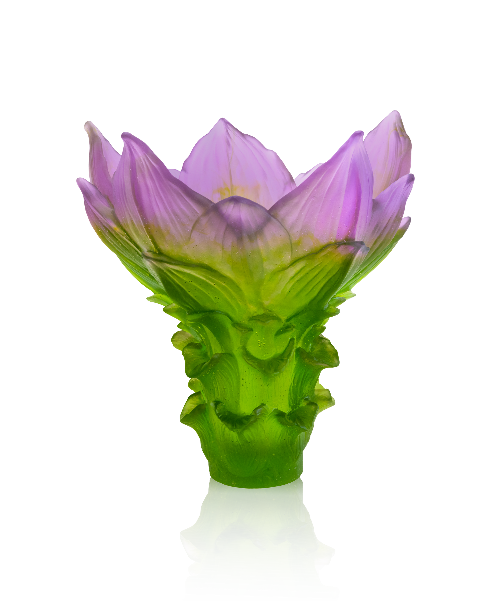 Jardin de Lotus Vase grand modèle 125ex - Daum