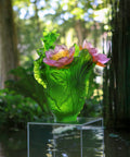 Jardin de Lotus Vase magnum 99ex - Daum