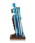 L'Ame de Vénus Bleue et bronze de Arman 125ex - Daum