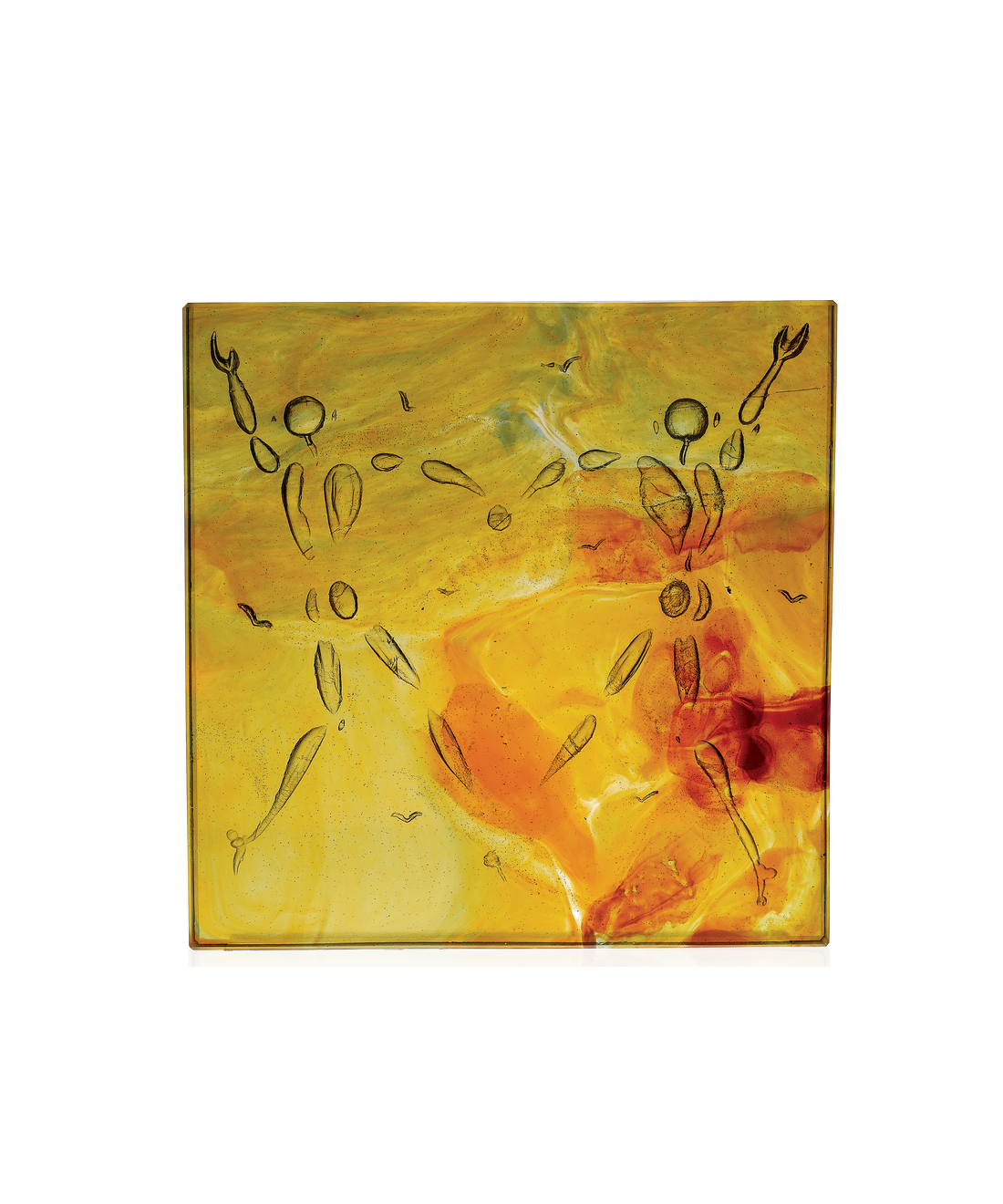 Love Dance Ambre de Jérôme Mesnager 250ex - Daum