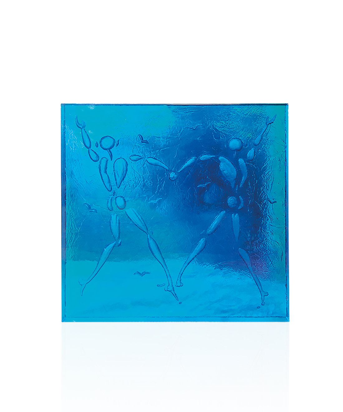 Love Dance Bleue de Jérôme Mesnager 8ex - Daum