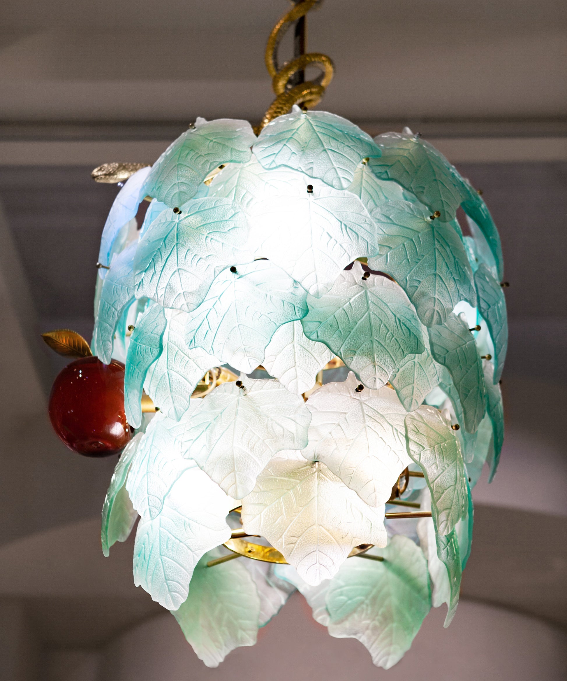 Lustre Eden reptile Vert de Martyn Lawrence Bullard 8ex - Daum