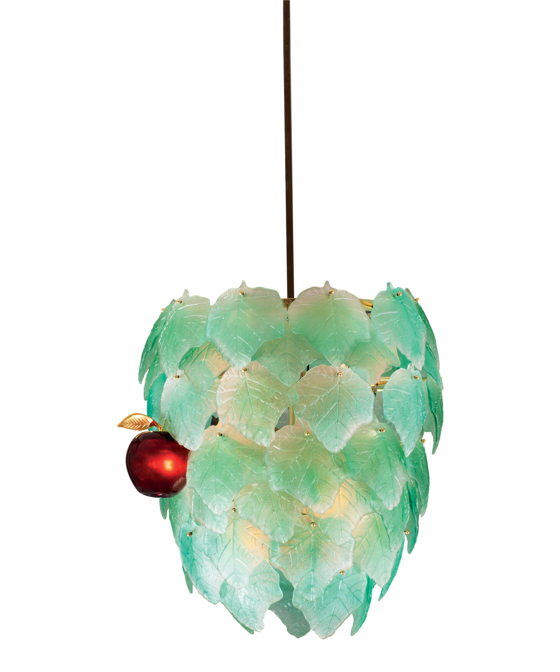 Lustre Eden Vert de Martyn Lawrence Bullard 50ex - Daum
