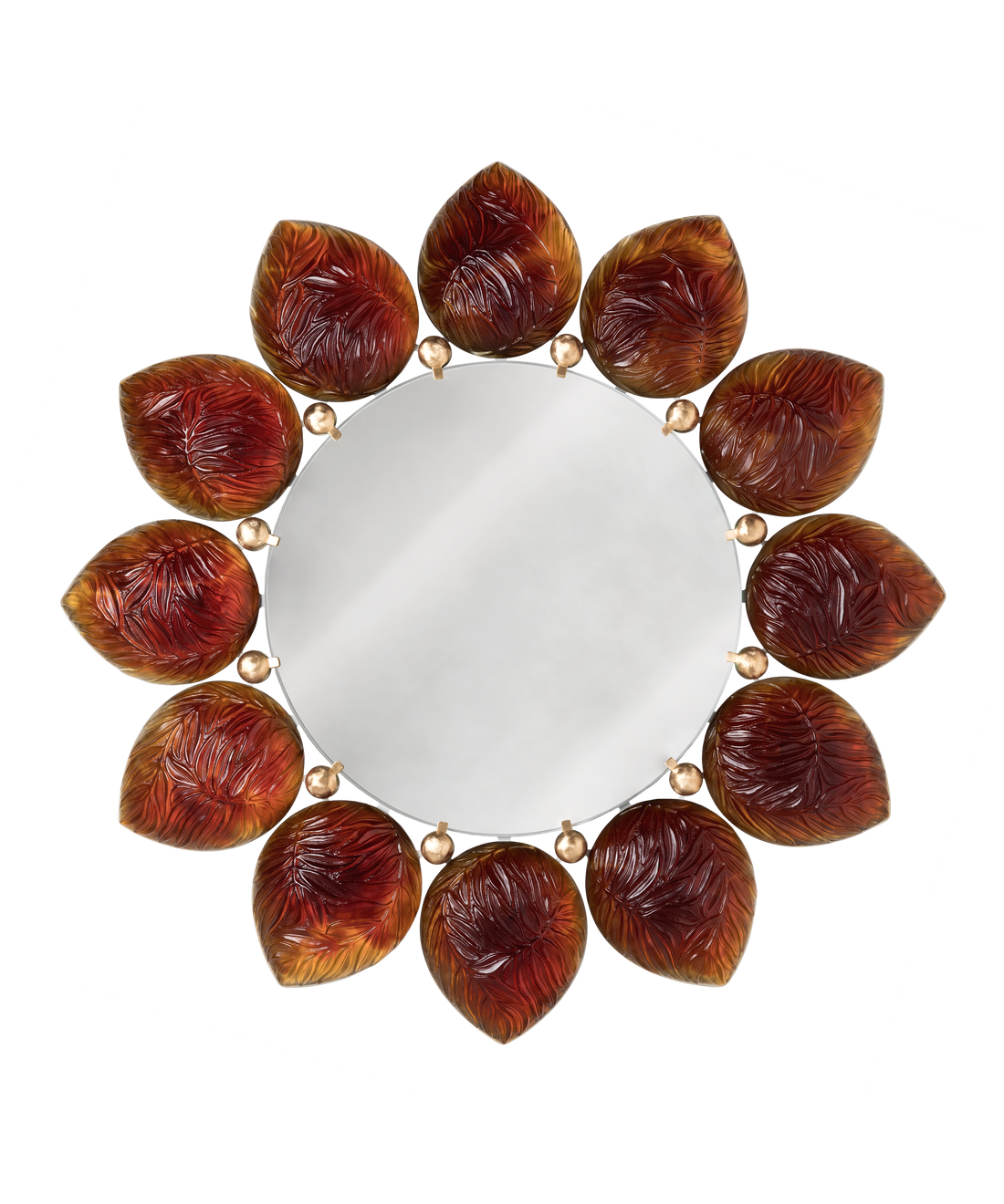 Mélodie Miroir Ambre de Jacques Hurel 25ex - Daum