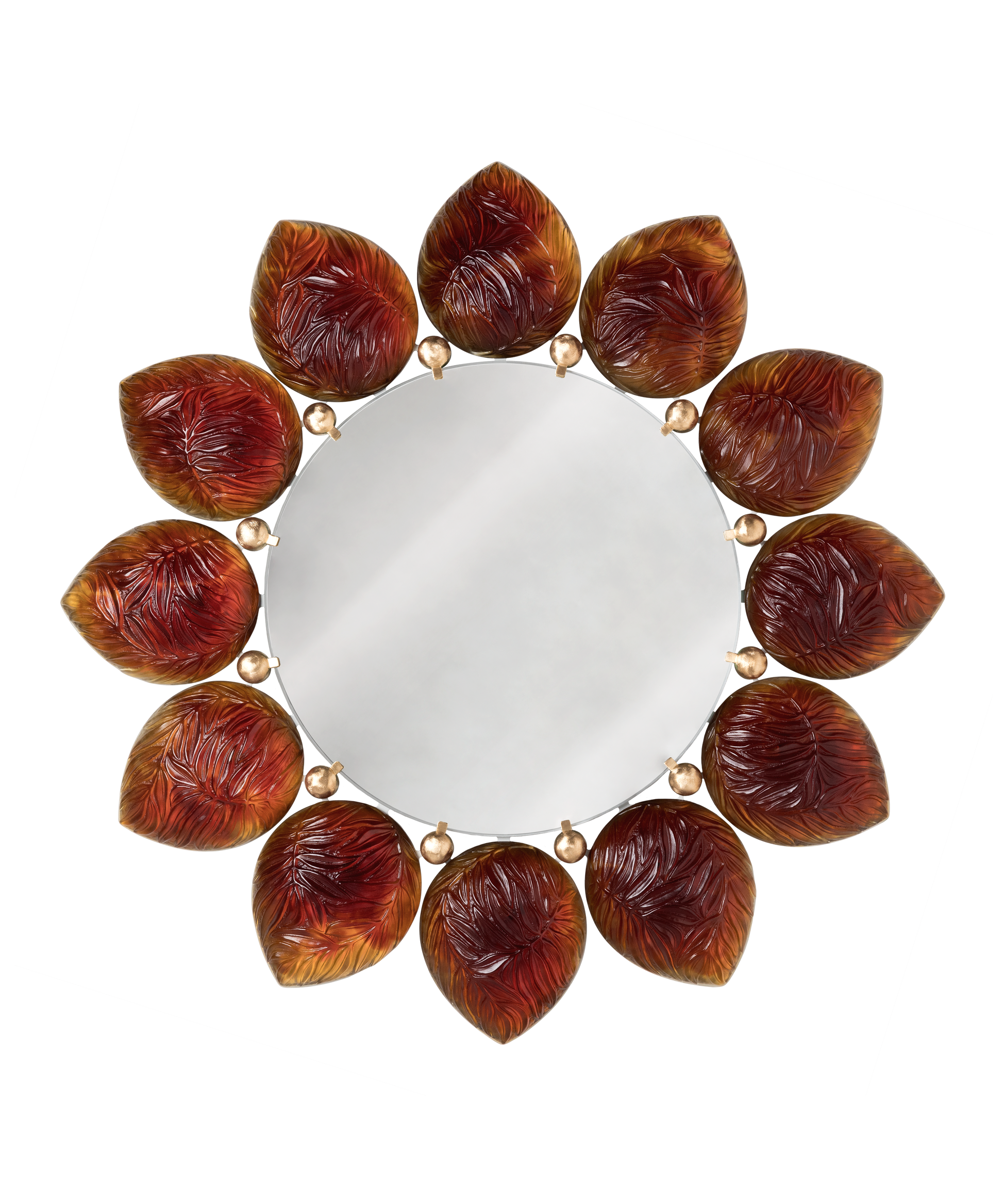 Mélodie Miroir Ambre de Jacques Hurel 25ex - Daum