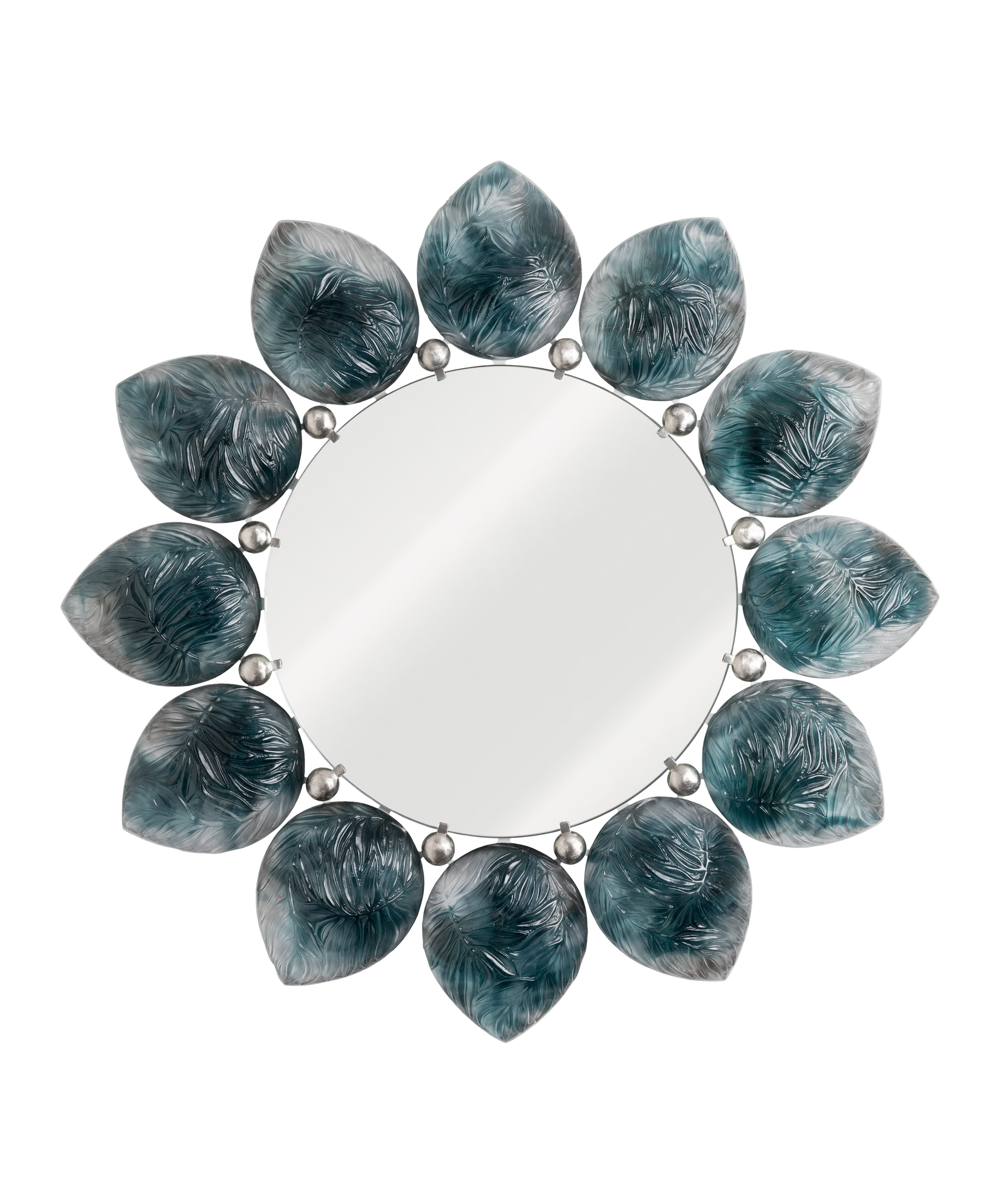 Mélodie Miroir Bleu-gris de Jacques Hurel 25ex - Daum