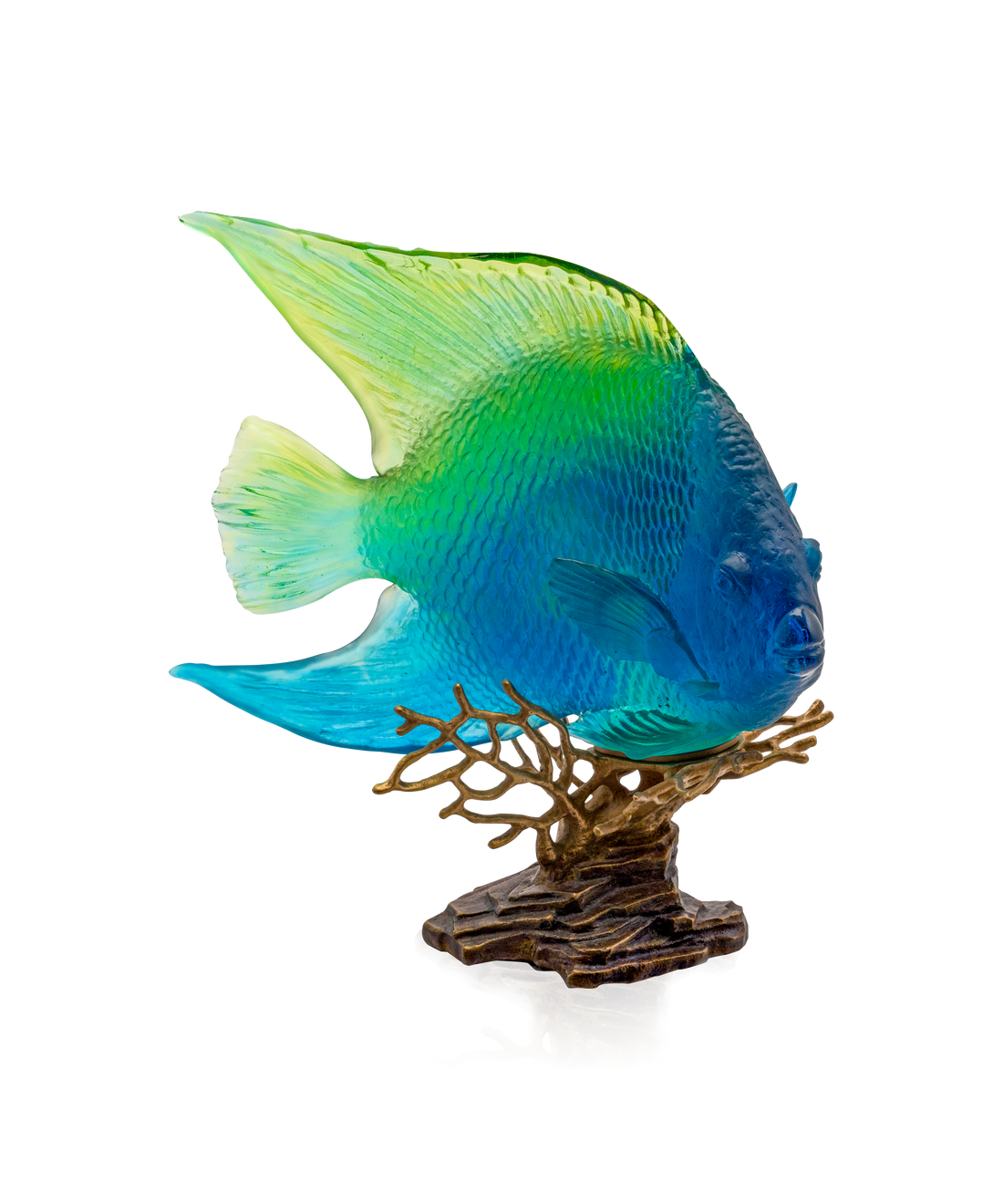Mer de Corail Ange royal Bleu et jaune 125ex - Daum