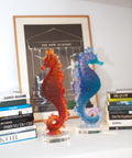 Mer de Corail Hippocampe Ambre rouge - Daum