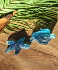 Mer de Corail Tortue de mer moyen modèle Bleue - Daum