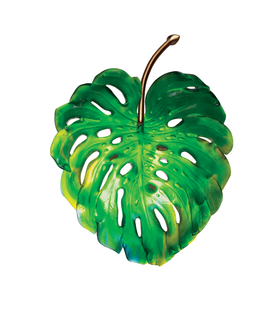 Monstera Applique petit modèle Verte de Emilio Robba - Daum