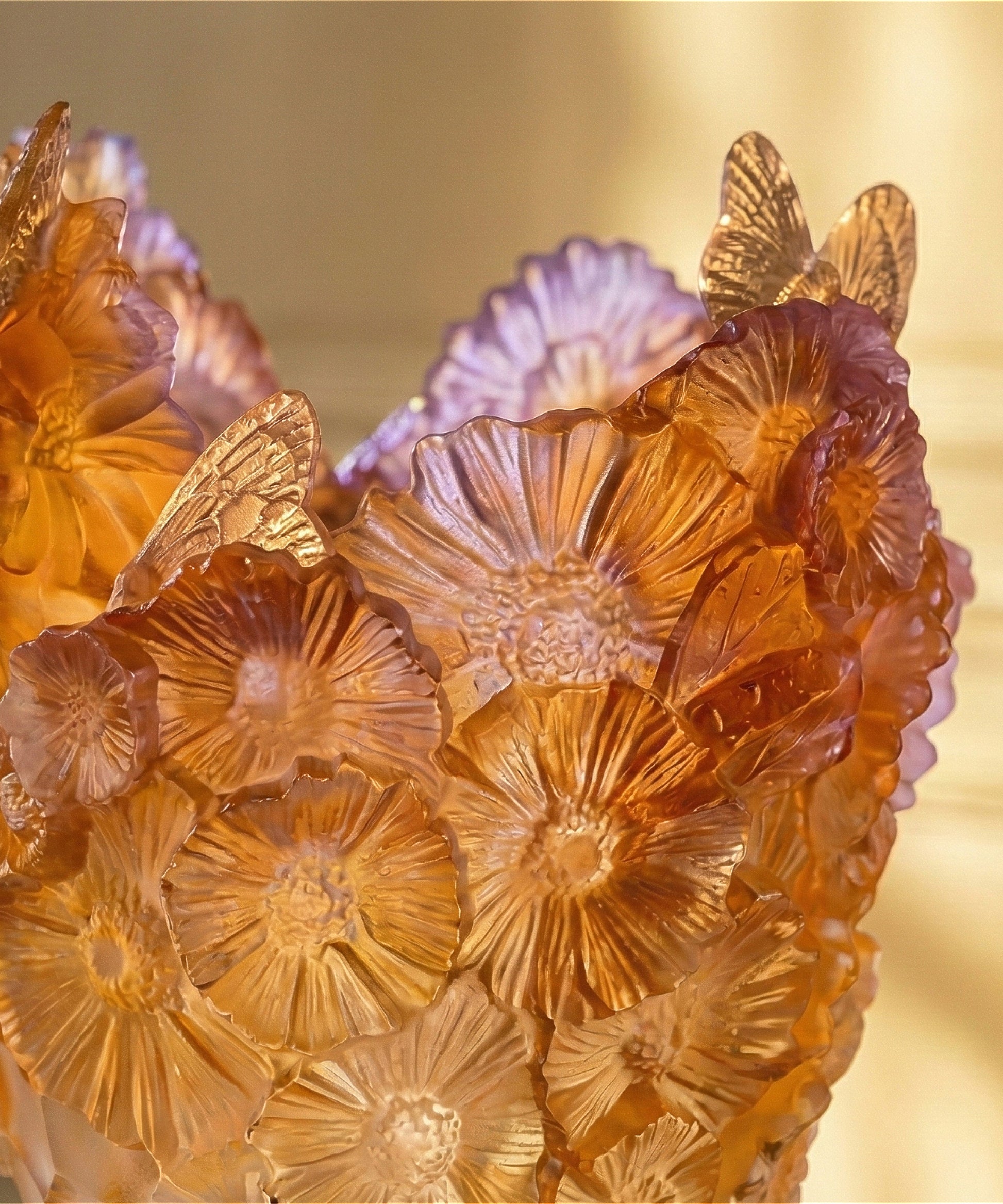 Or d'Abeille Vase grand modèle 125ex - Daum