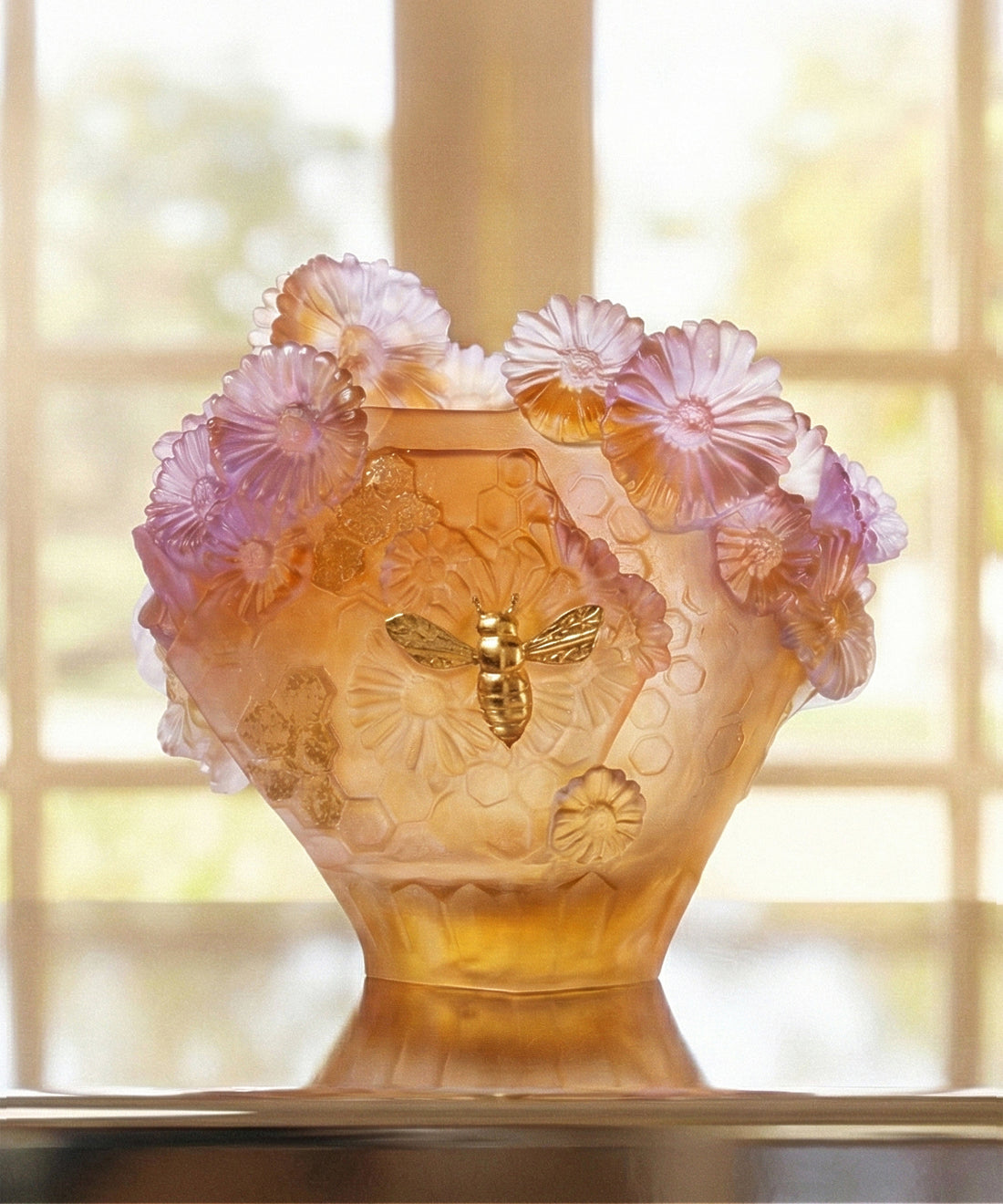 Or d'Abeille Vase moyen modèle 175ex - Daum