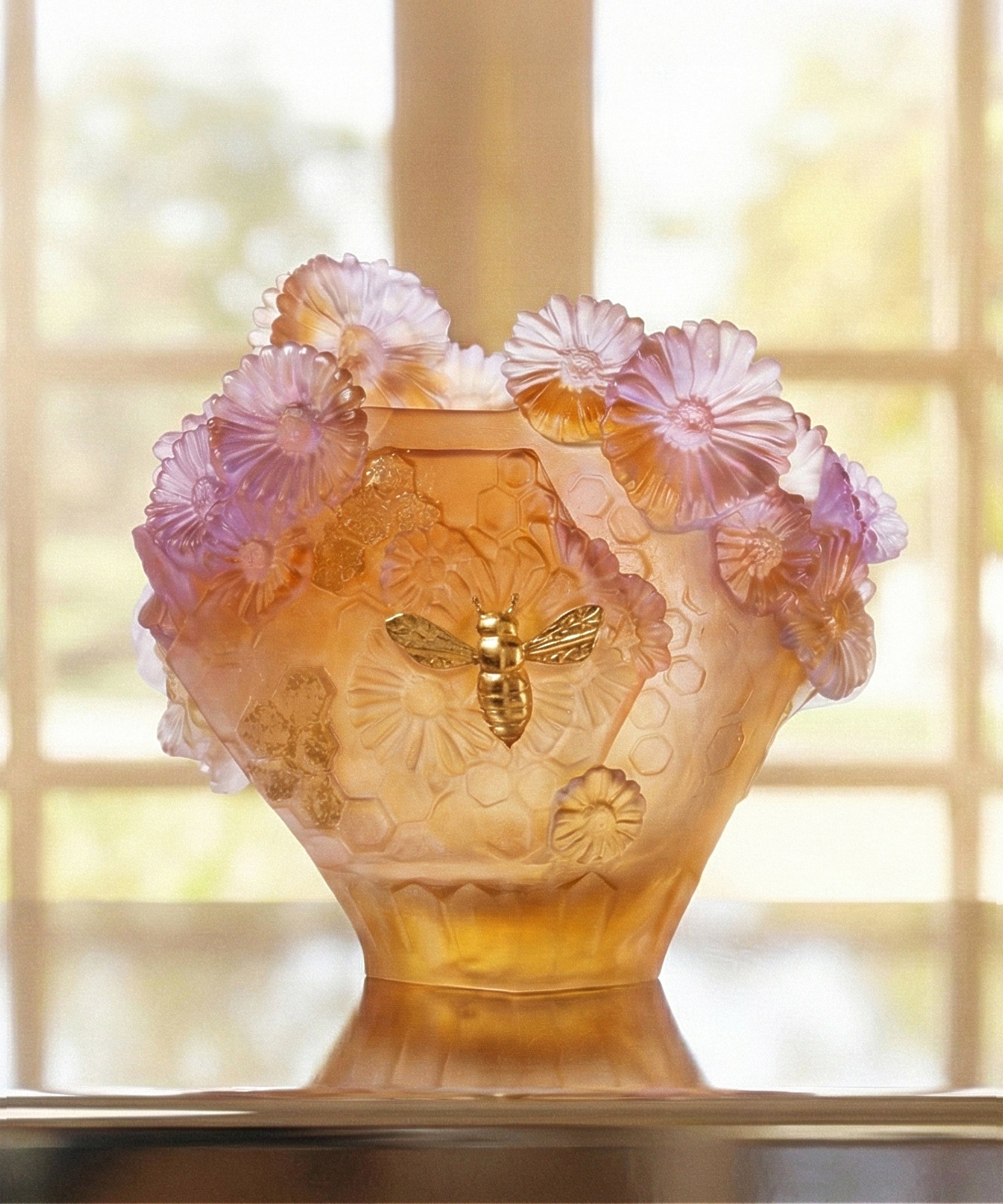 Or d'Abeille Vase moyen modèle 175ex - Daum