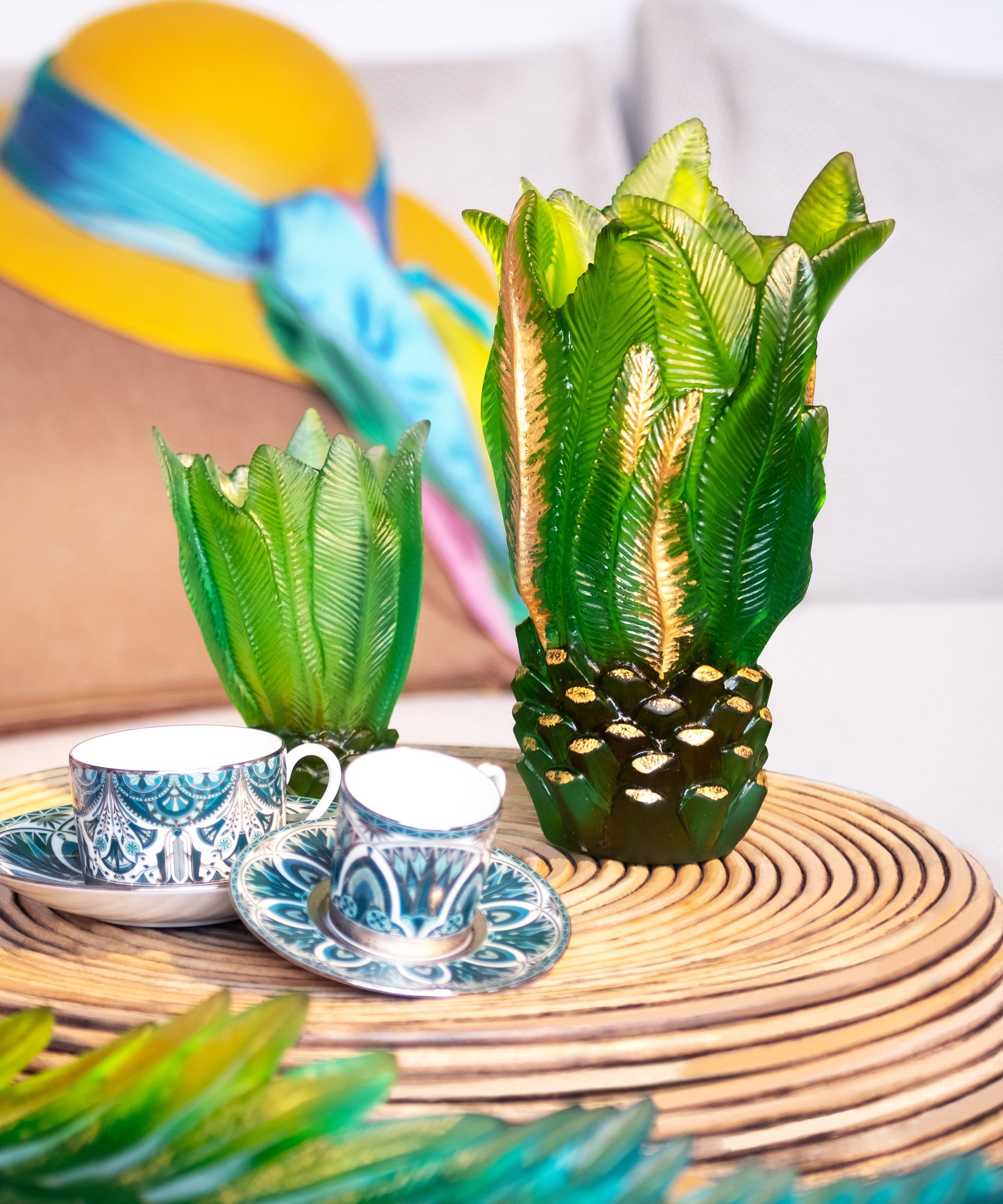 Palm Beach Vase petit modèle de Emilio Robba - Daum