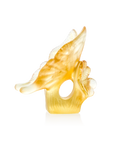 Papillon Ambre et jaune - Daum