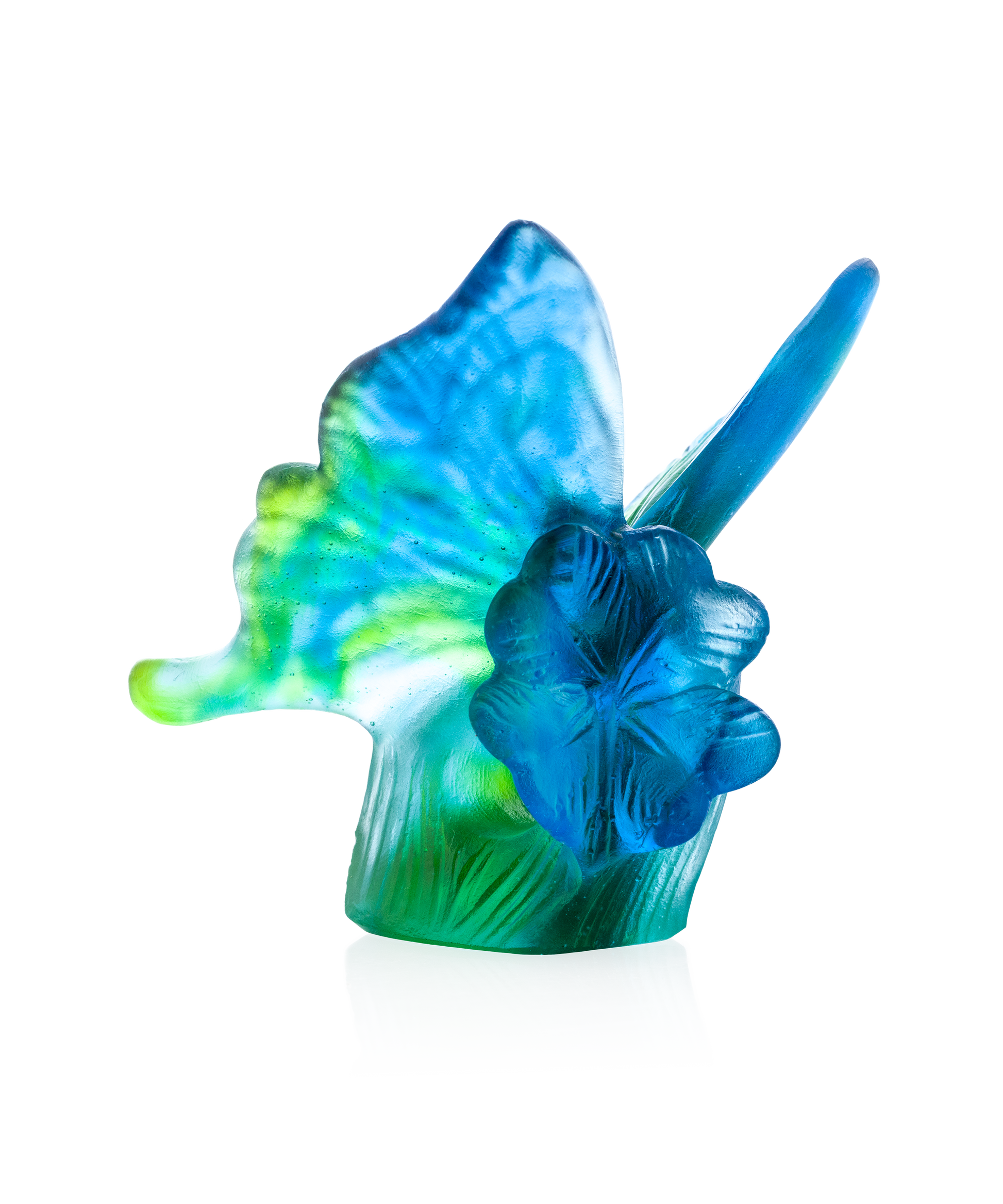 Papillon Bleu et vert - Daum