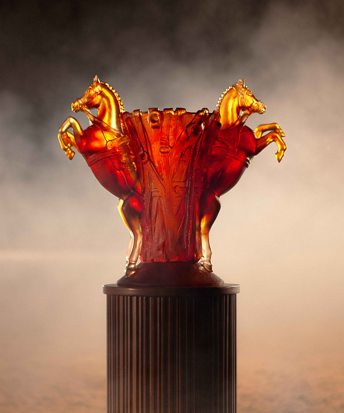Rêve Equestre Vase grand modèle 125ex - Daum
