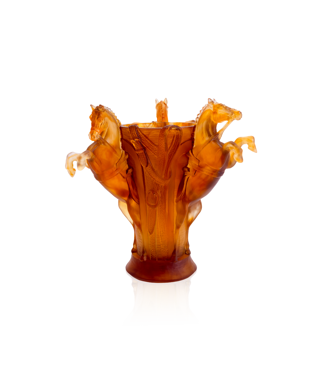 Rêve Equestre Vase moyen modèle 225ex - Daum