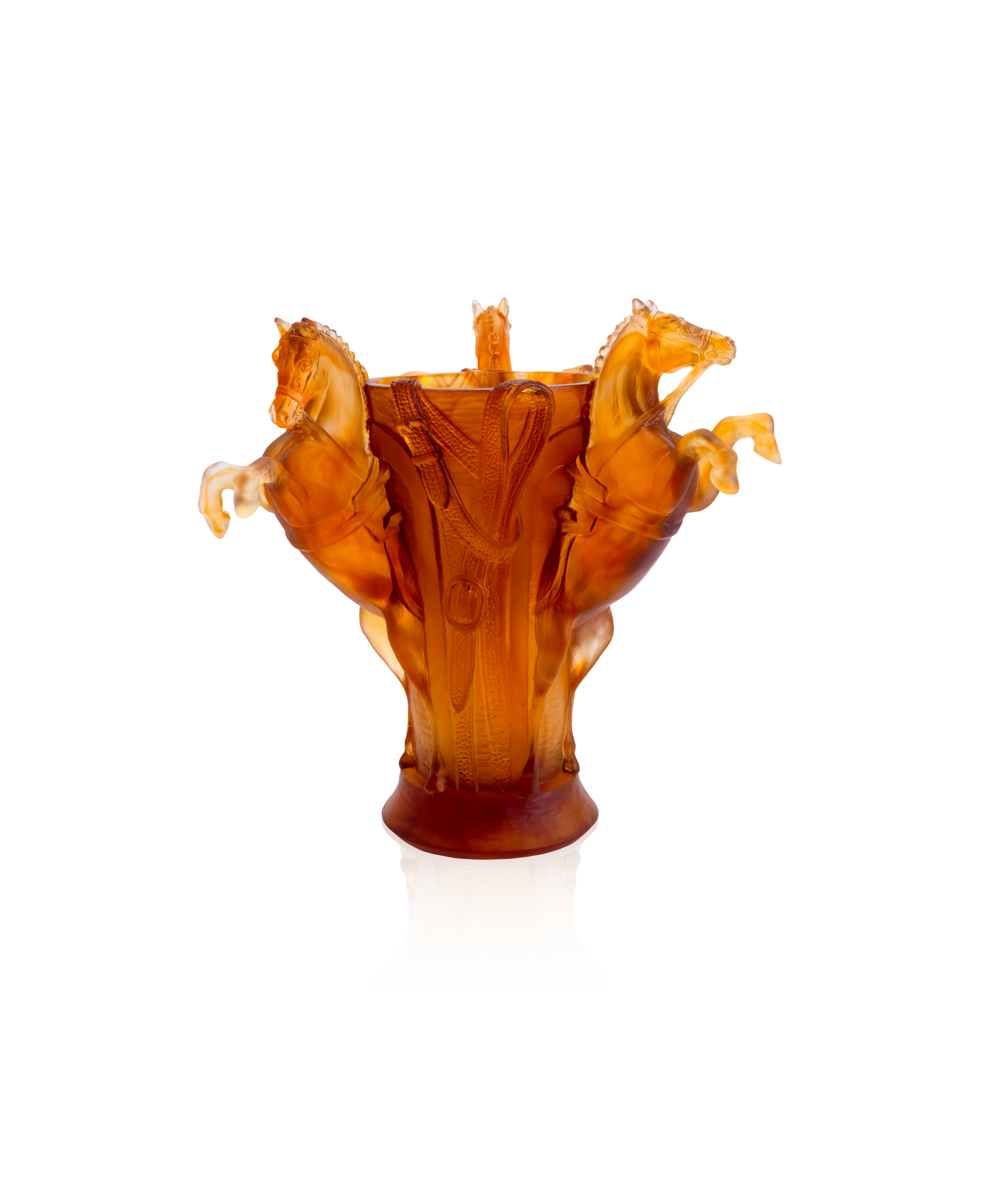 Rêve Equestre Vase moyen modèle 225ex - Daum