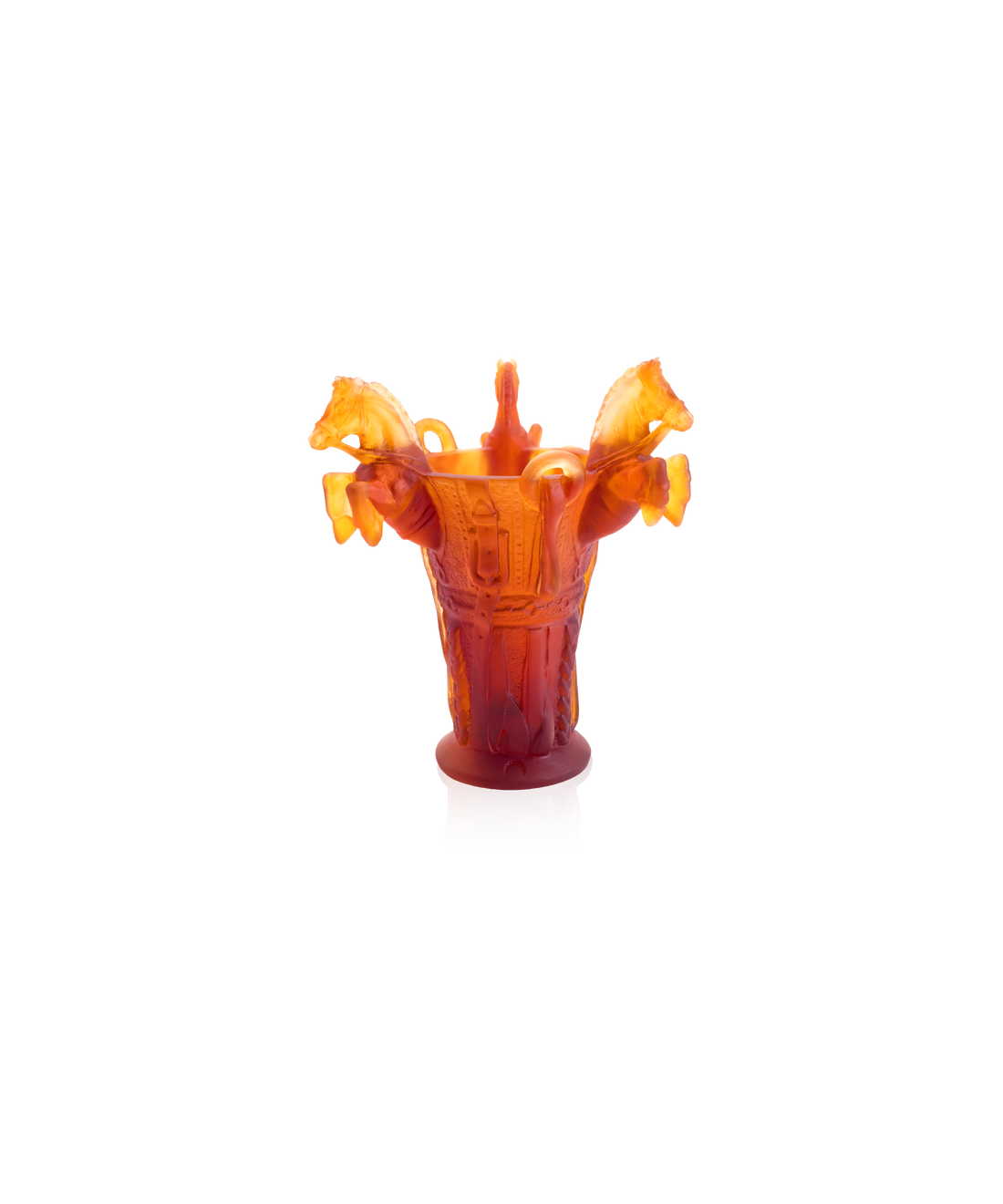 Rêve Equestre Vase petit modèle 225ex - Daum
