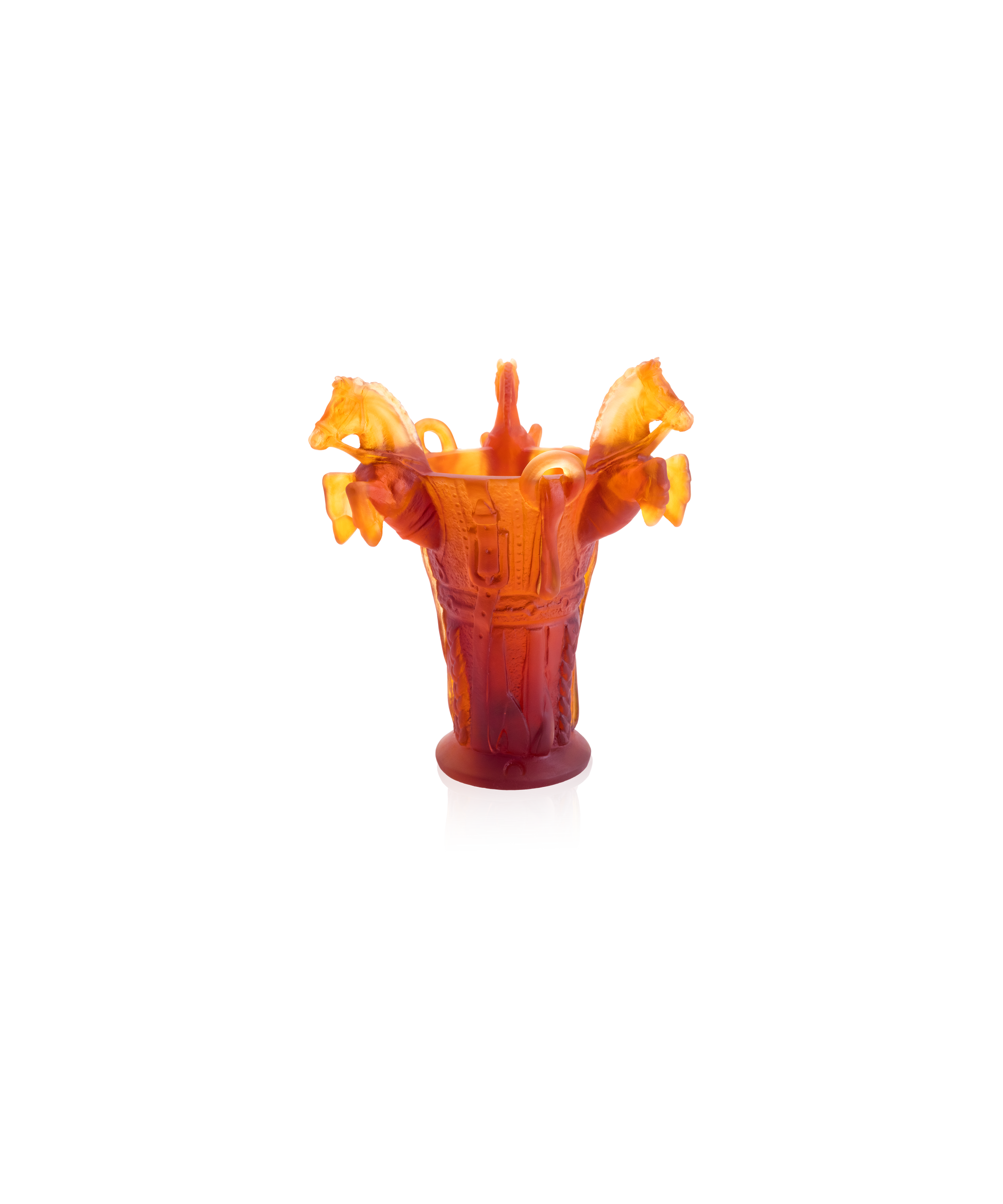 Rêve Equestre Vase petit modèle 225ex - Daum