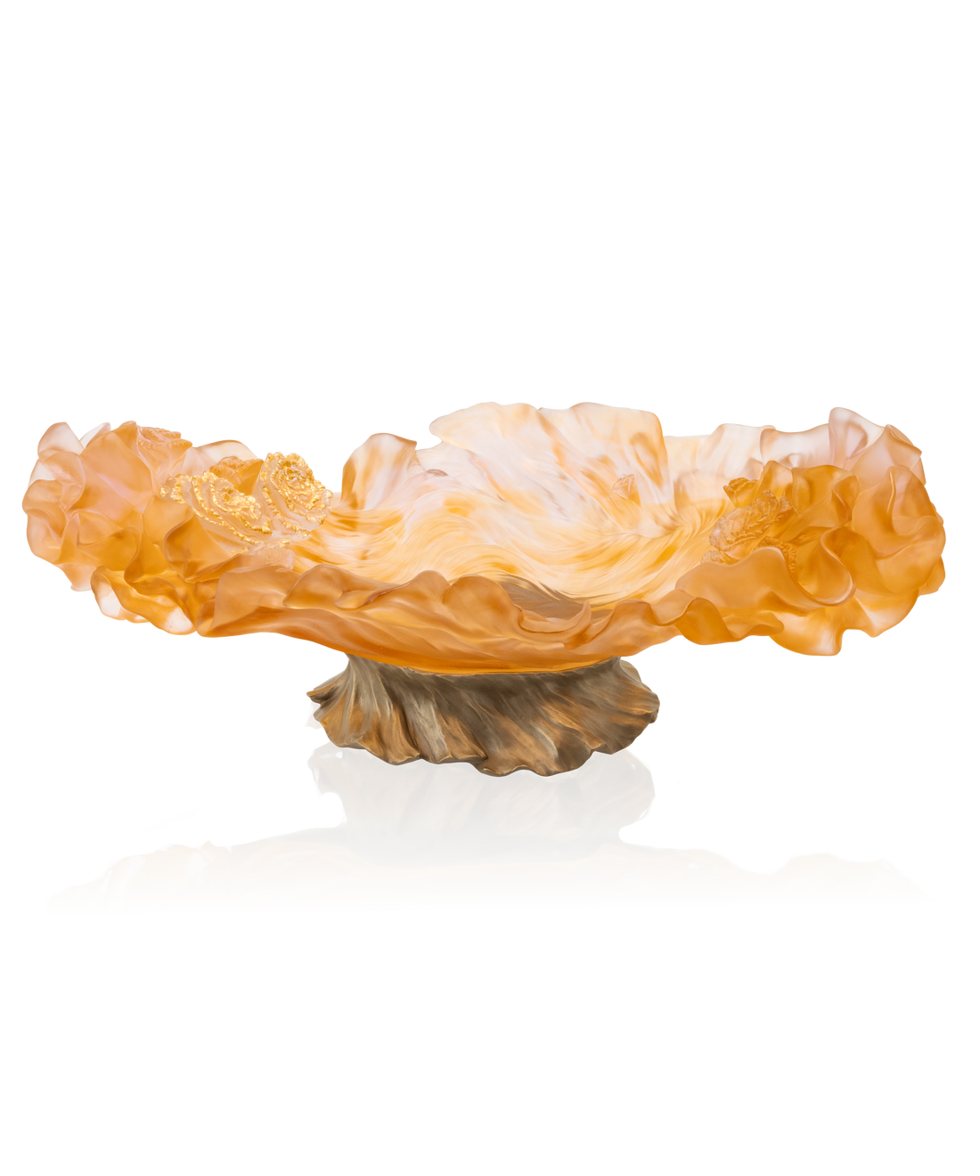 Rose Royale Centre de table prestige 99ex - Daum