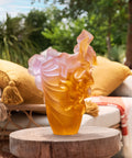 Rose Royale Vase moyen modèle 225ex - Daum