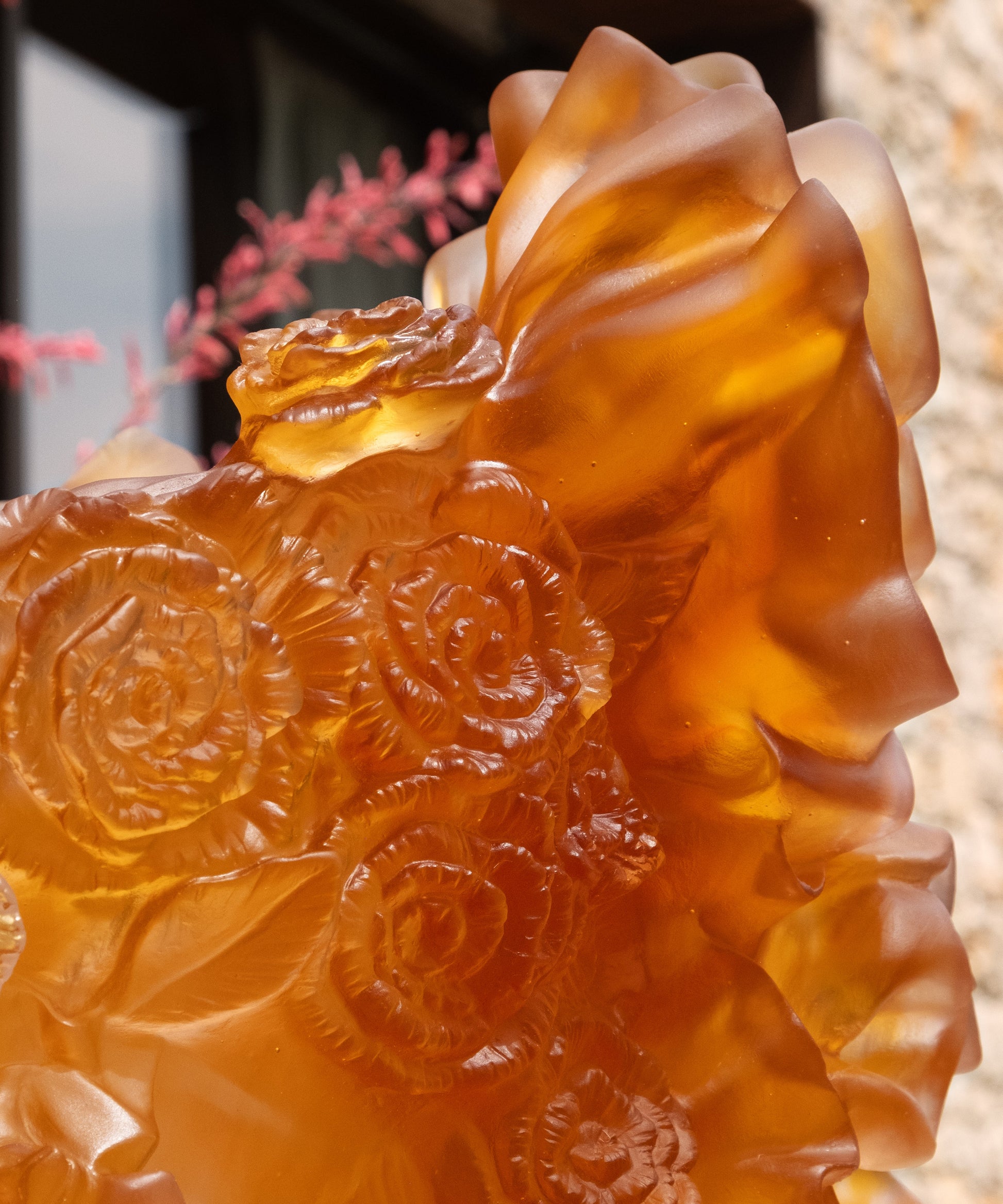 Rose Royale Vase prestige 50ex - Daum