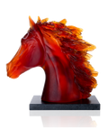 Sculpture tête de cheval 500ex - Daum