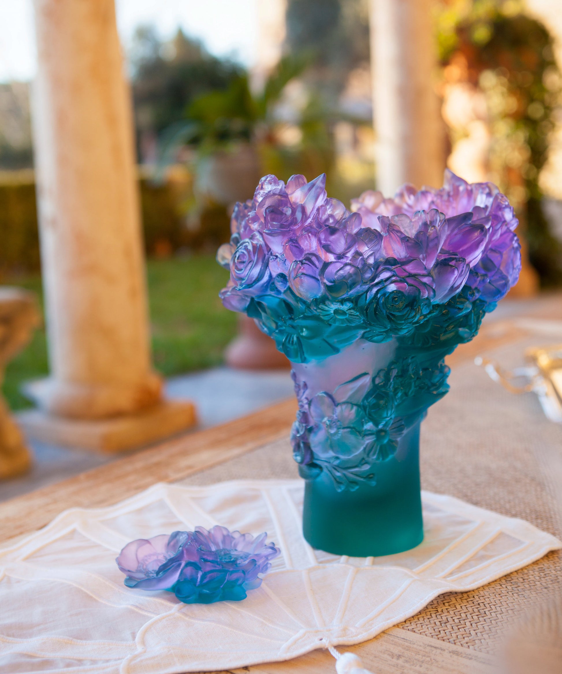 Sweet Garden Vase moyen modèle - Daum