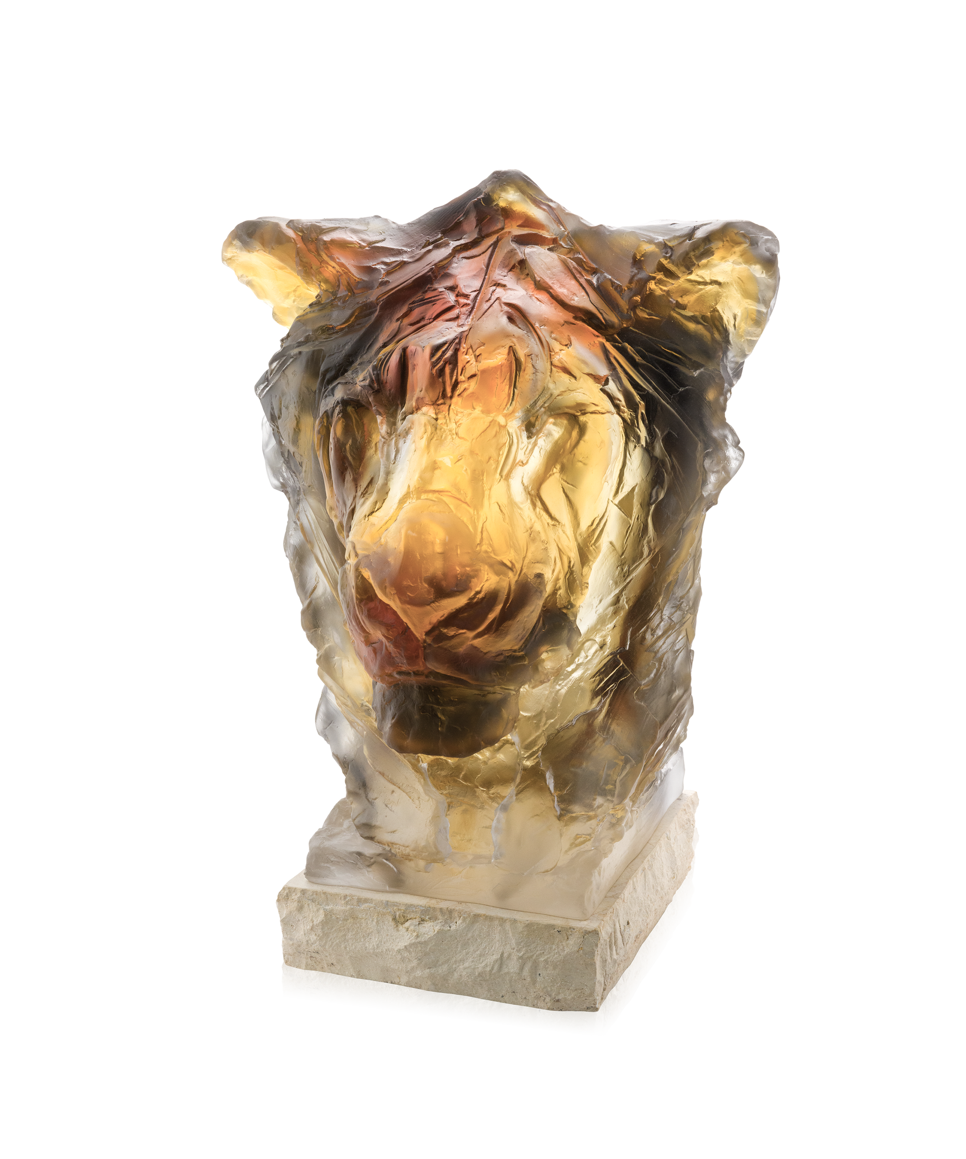 Tête de Lion de Patrick Villas 75ex - Daum
