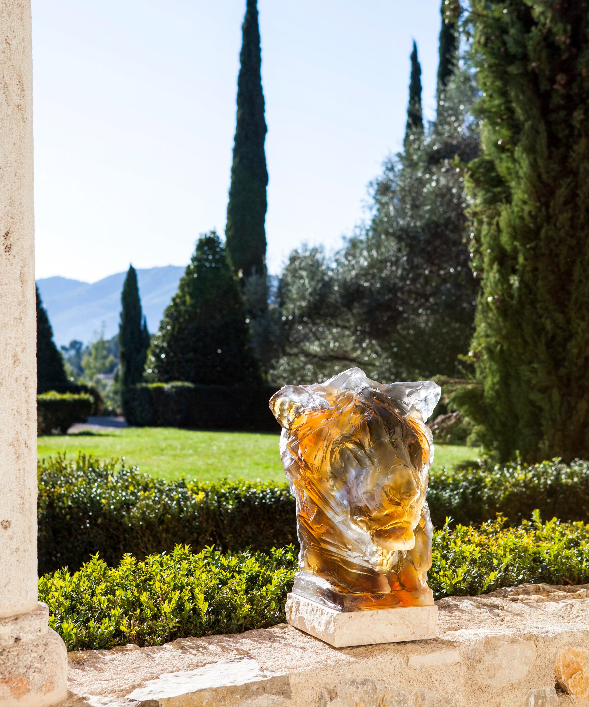 Tête de Lion de Patrick Villas 75ex - Daum