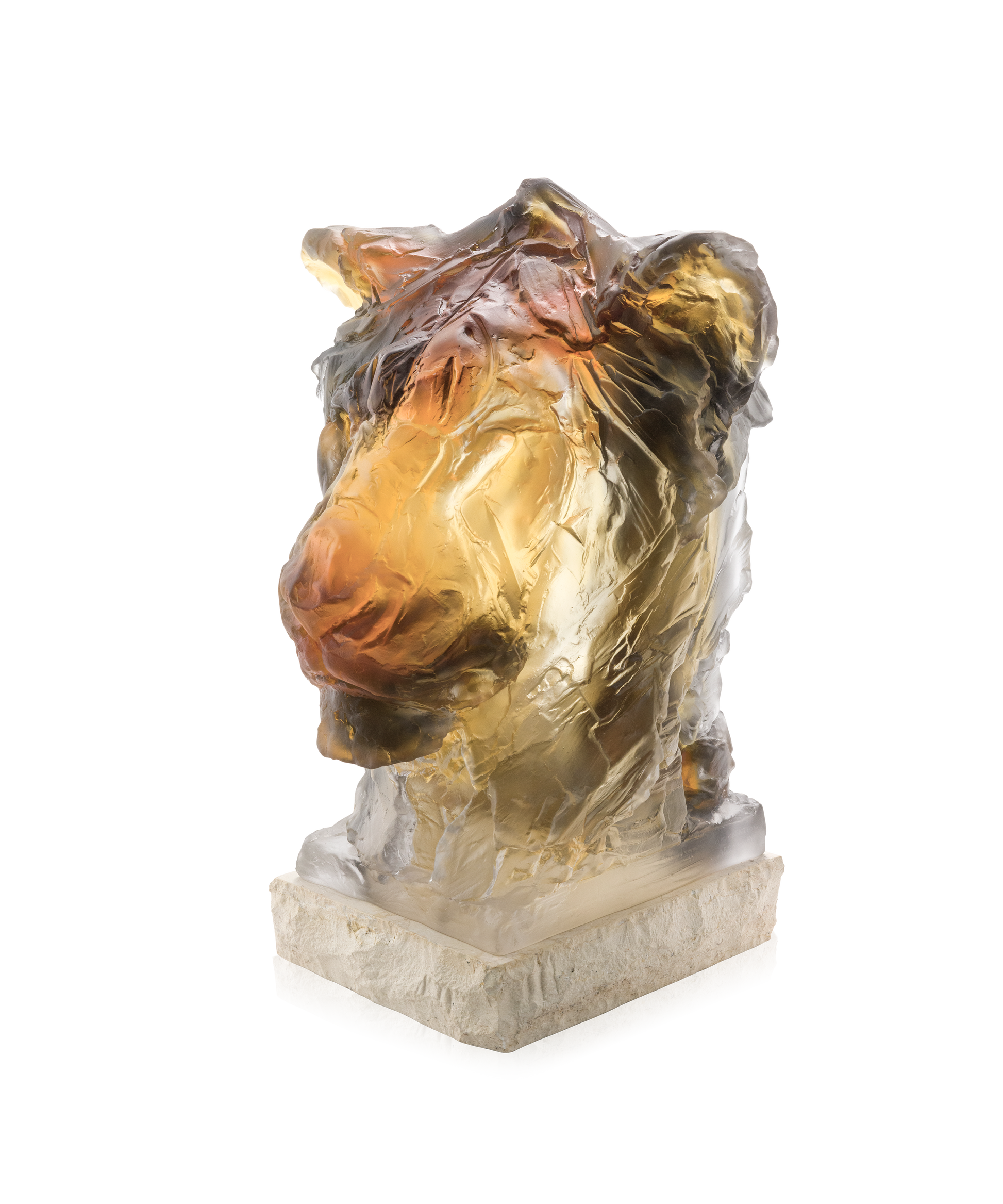 Tête de Lion de Patrick Villas 75ex - Daum
